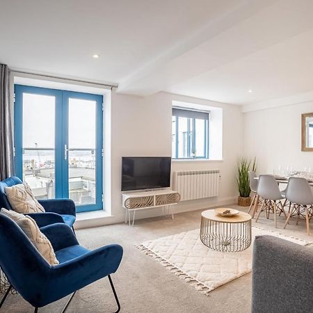 Elegant Fresh Spacious Two Bed Apartment - Juliet Balcony - Sea, Marina, Harbour Views, English Riviera Clock Tower Торкі Екстер'єр фото