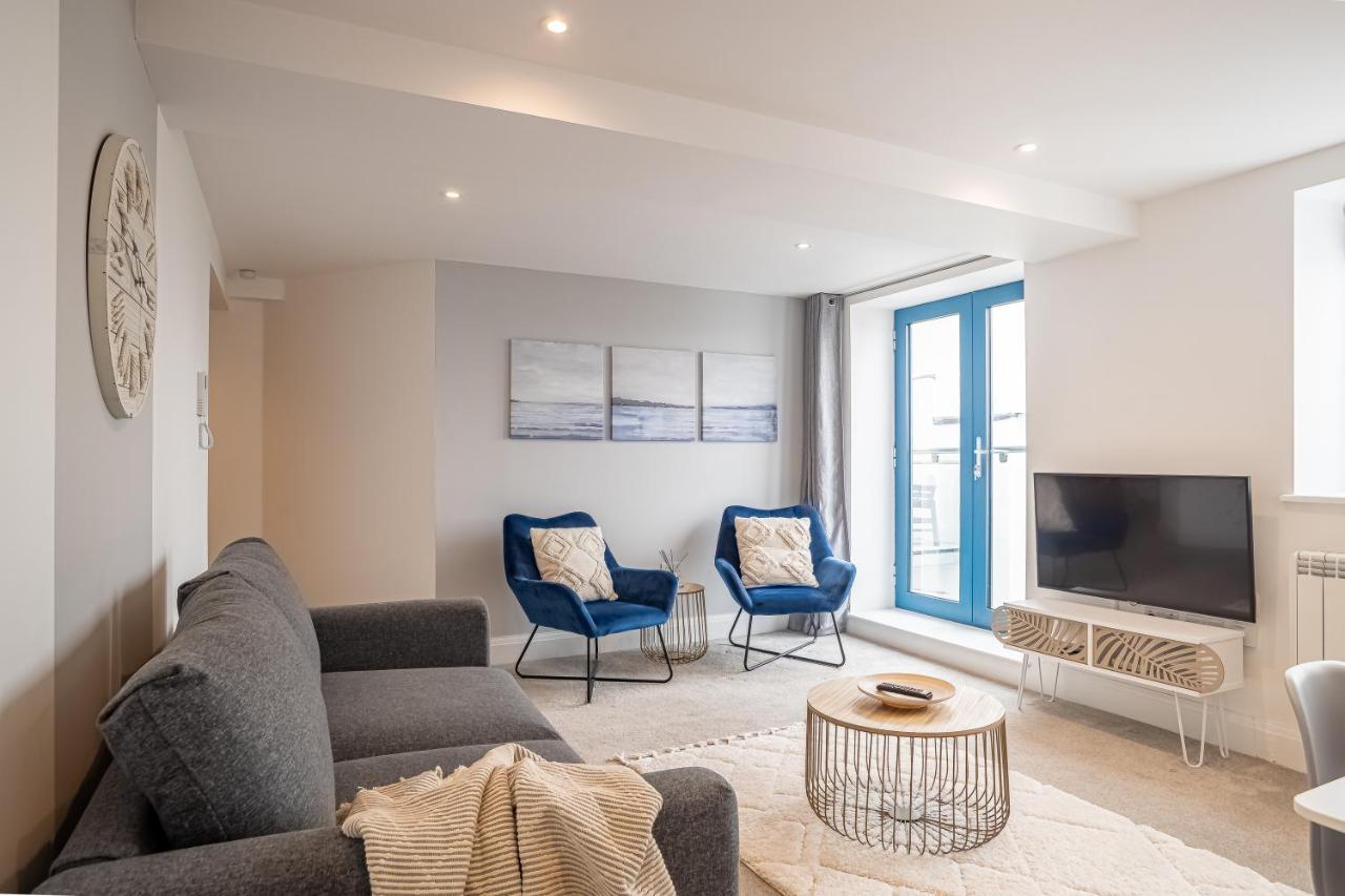 Elegant Fresh Spacious Two Bed Apartment - Juliet Balcony - Sea, Marina, Harbour Views, English Riviera Clock Tower Торкі Екстер'єр фото