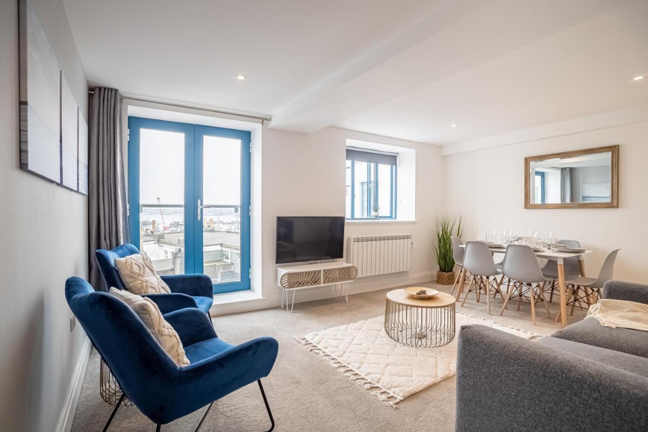 Elegant Fresh Spacious Two Bed Apartment - Juliet Balcony - Sea, Marina, Harbour Views, English Riviera Clock Tower Торкі Екстер'єр фото